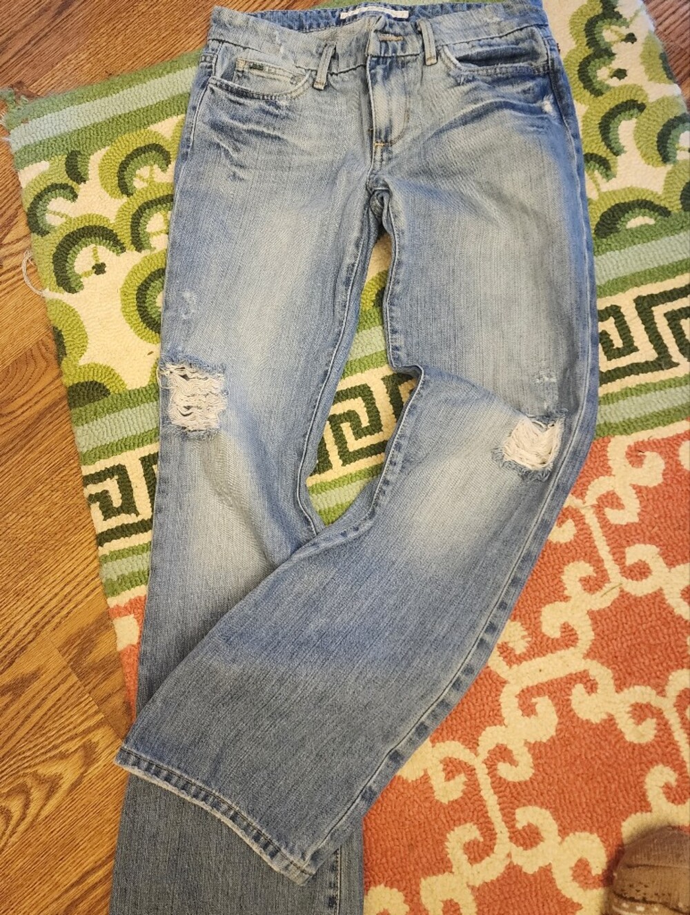 Joe's Jeans Light Blue Denim Waist‎ Label Detail Provocateur Seeger Wash